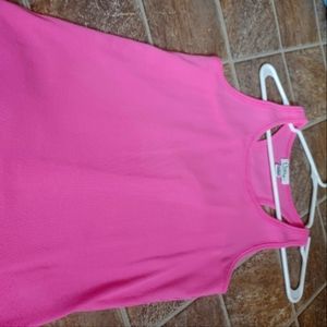 Lilly Pitzer Hibiscus Pink Tank NWOT. Size Medium